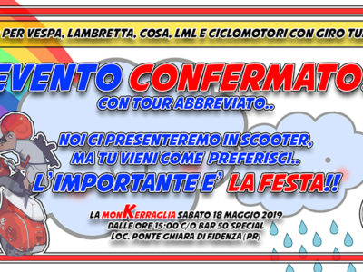 Evento confermato!!